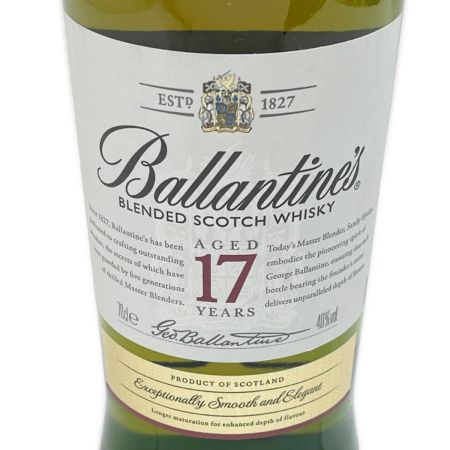  Ballantine's バランタイン BLENDED SCOTCH WHISKY ブレンデッドスコッチウイスキー 700ml 40%  未開栓
