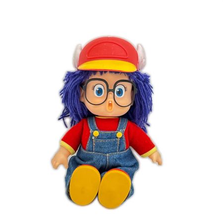   Dr.スランプアラレちゃん 人形 ソフビ 昭和レトロ 帽子・眼鏡あり