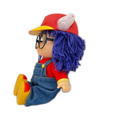   Dr.スランプアラレちゃん 人形 ソフビ 昭和レトロ 帽子・眼鏡あり