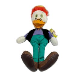◆◆ 中嶋製作所 Disney ディズニー ダックテイルズ ジャイロ博士 ハンドパペット ぬいぐるみ タグ付 レトロ レア Bランク