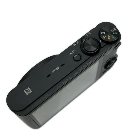  SONY ソニー サイバーショット コンパクトデジタルカメラ 液晶画面黄色【ジャンク】 DSC-WX350 ブラック