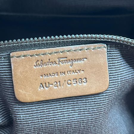  Salvatore Ferragamo サルヴァトーレフェラガモ トートバッグ レザー ナイロン 花柄 アニマル柄  ベージュ