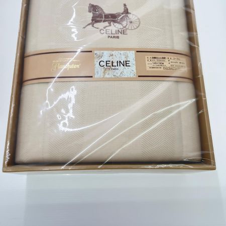  CELINE セリーヌ 掛布団 シングル 140×190cm シングル 寝具 ベージュ 未使用品 箱付き