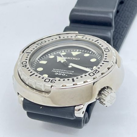 SEIKO セイコー 腕時計 ダイバーズウォッチ クォーツ 7C46-0AG0 ブラック