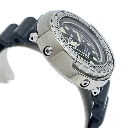  SEIKO セイコー 腕時計 ダイバーズウォッチ クォーツ 7C46-0AG0 ブラック