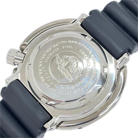  SEIKO セイコー 腕時計 ダイバーズウォッチ クォーツ 7C46-0AG0 ブラック