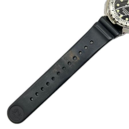  SEIKO セイコー 腕時計 ダイバーズウォッチ クォーツ 7C46-0AG0 ブラック