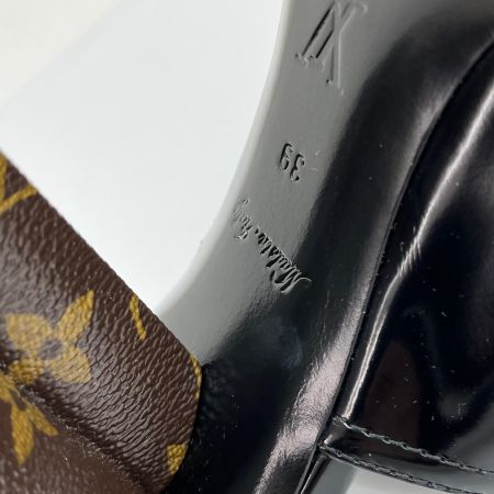  LOUIS VUITTON ルイヴィトン シルエットラインミュール サンダル 39 スタッズ BR1211 BR12111 ブラック