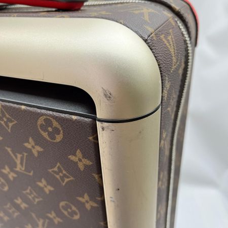  LOUIS VUITTON ルイヴィトン キャリーバッグ ホライゾン50 モノグラム 28L M23209 ブラウン×レッド