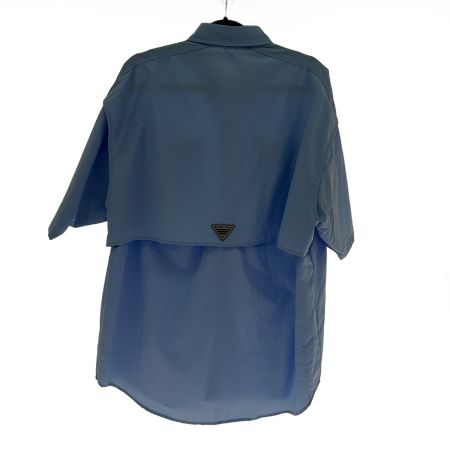  Columbia コロンビア BAHAMA 半袖シャツ Mサイズ 125FM7047 水色 スカイブルー