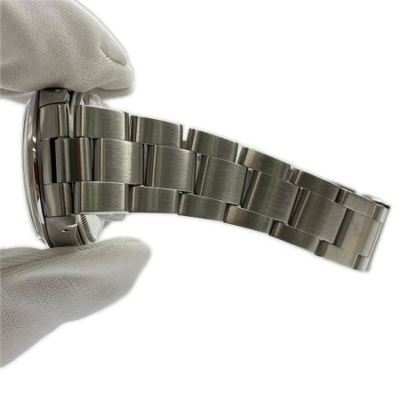 ROLEX ロレックス パーペチュアル 腕時計 自動巻き R8.9月OH実施 箱・取説・保証書付 15200 シルバー/ブラック