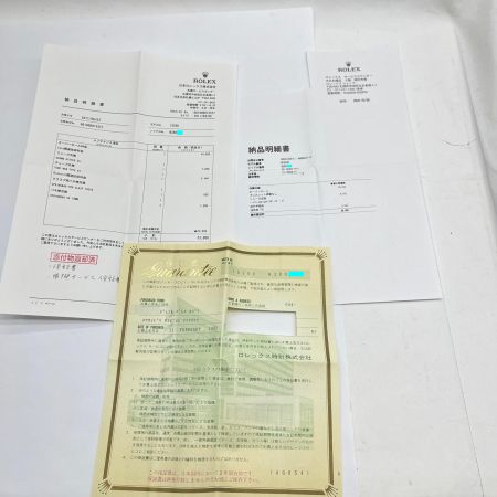 ROLEX ロレックス パーペチュアル 腕時計 自動巻き R8.9月OH実施 箱・取説・保証書付 15200 シルバー/ブラック
