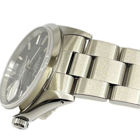 ROLEX ロレックス パーペチュアル 腕時計 自動巻き R8.9月OH実施 箱・取説・保証書付 15200 シルバー/ブラック