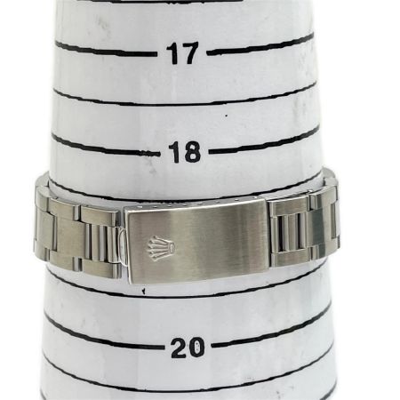 ROLEX ロレックス パーペチュアル 腕時計 自動巻き R8.9月OH実施 箱・取説・保証書付 15200 シルバー/ブラック