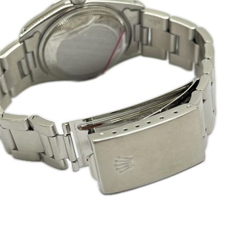 ROLEX ロレックス パーペチュアル 腕時計 自動巻き R8.9月OH実施 箱・取説・保証書付 15200 シルバー/ブラック