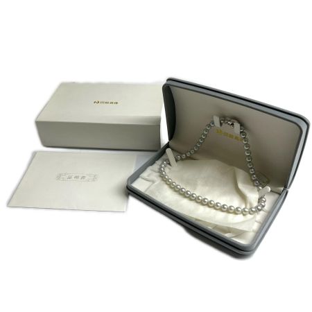  TASAKI(田崎真珠) パールネックレス パール 8mm 総重量42.6g 約44cm 証明書有