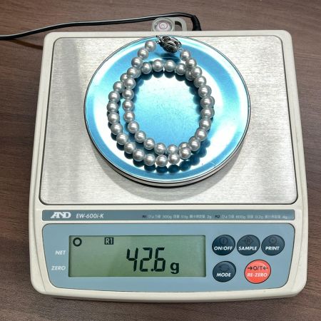  TASAKI(田崎真珠) パールネックレス パール 8mm 総重量42.6g 約44cm 証明書有