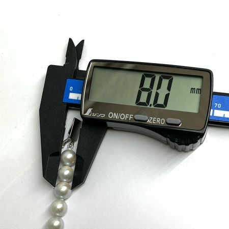  TASAKI(田崎真珠) パールネックレス パール 8mm 総重量42.6g 約44cm 証明書有