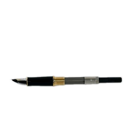  Parker パーカー 万年筆 K18 シルバー ゴールド ケース付き 