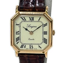 ◆◆ LONGINES ロンジン 腕時計 クオーツ 150周年モデル スクエア ベルト社外 レディースウォッチ 本体のみ Cランク