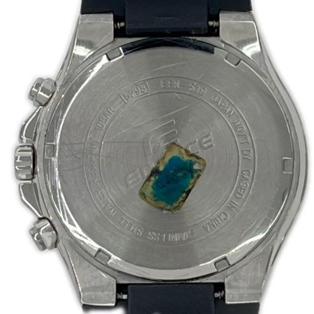  CASIO カシオ 腕時計 エディフィス クロノグラフ 本体のみ ブラック レッド  EFR-519