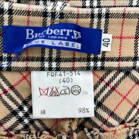  Burberrys バーバリーズ チェックパンツ FQF41-514 ベージュ