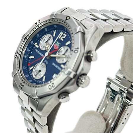  TAG HEUER タグホイヤー 腕時計 クロノグラフ プロフェッショナル 200 CK1112 ステンレススチール ブルー