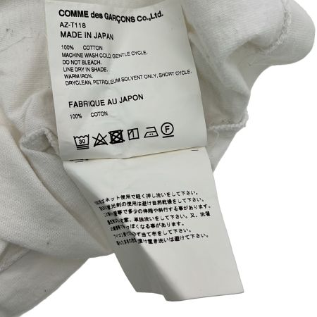  COMME des GARCONS コムデギャルソン 長袖Tシャツ AZ-T118 ホワイト