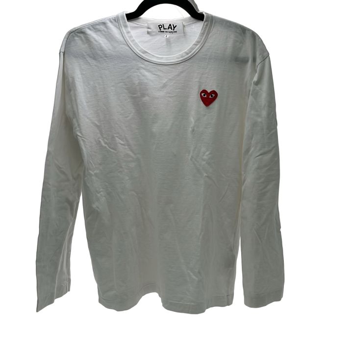コムデギャルソン COMME des GARCONS コムデギャルソン 長袖Tシャツ AZ-T118 ホワイト