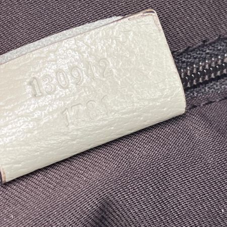  GUCCI グッチ ミニボストンバッグ  ハンドバッグ GG ファスナータグ半分ちぎれ有  130942 ベージュ