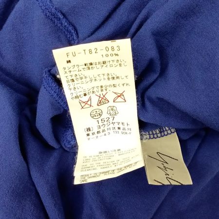  Yohji yamamoto(Y's) ヨージヤマモト(ワイズ) 半袖　変形チュニック FU-T82-083 ブルー