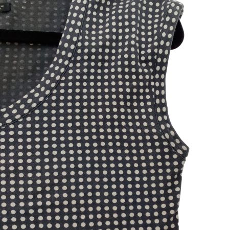  Yohji yamamoto(Y's) ヨージヤマモト(ワイズ) カットソー　ノースリーブ NJ-T21-057 グレー x ホワイトドット