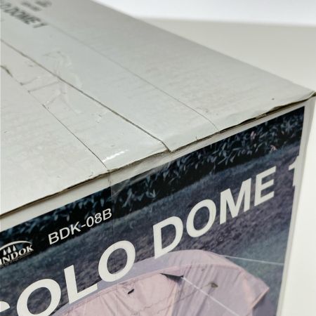  BUNDOK バンドック ドームテント ソロドーム 1 SORO DOME 1 未使用品 キャンプ アウトドア BDK-08B