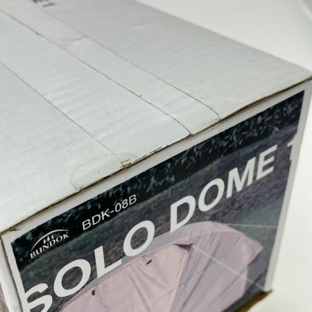  BUNDOK バンドック ドームテント ソロドーム 1 SORO DOME 1 未使用品 キャンプ アウトドア BDK-08B
