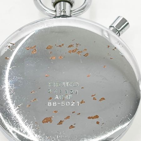  SEIKO セイコー ストップウォッチ 60分割文字盤 手巻き アナログ 時計 88-5021