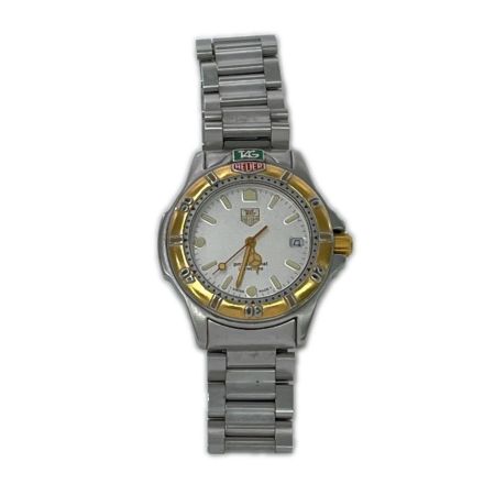  TAG HEUER タグホイヤー 腕時計 クオーツ 200 METERS ステンレプロフェッショナル ススチール アイボリー ベゼル緩い 995.713