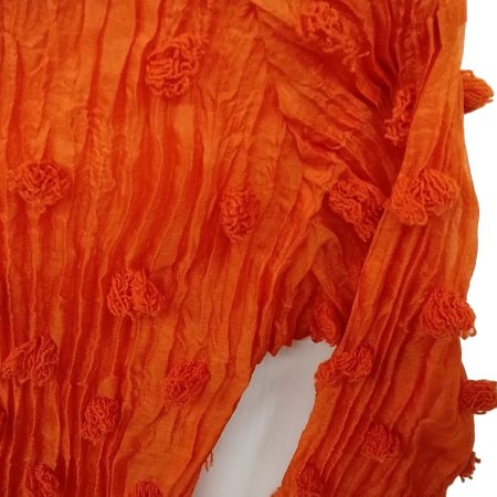  ISSEY MIYAKE イッセイミヤケ カットソー IM82-FJ919 オレンジ