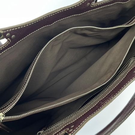  TODS トッズ トートバッグ レザー レディース ボルドー
