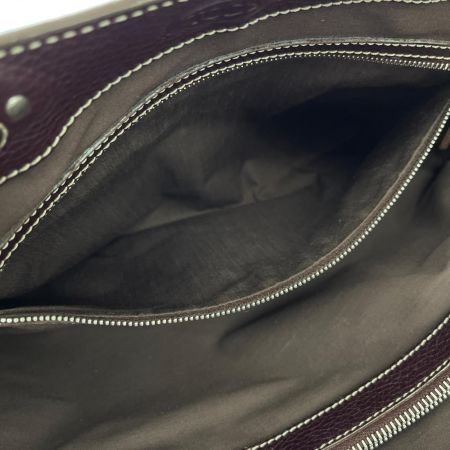  TODS トッズ トートバッグ レザー レディース ボルドー