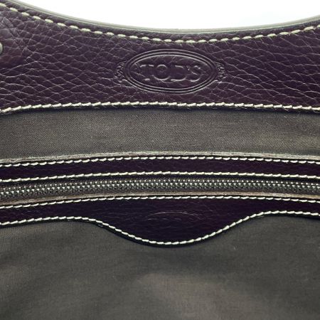  TODS トッズ トートバッグ レザー レディース ボルドー