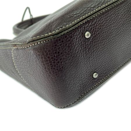  TODS トッズ トートバッグ レザー レディース ボルドー