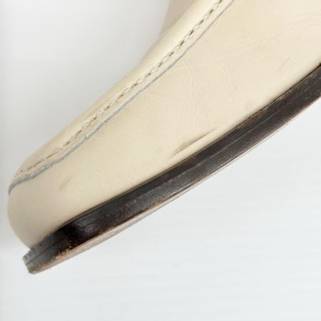 GUCCI グッチ ローファー 靴 36 1/2 袋付 レディース アイボリー
