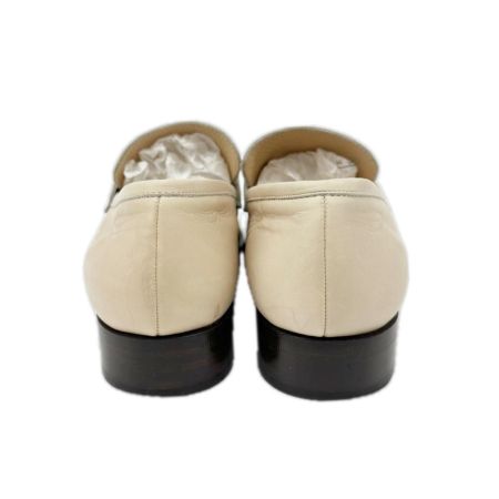 GUCCI グッチ ローファー 靴 36 1/2 袋付 レディース アイボリー