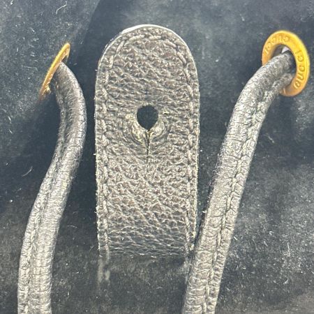  GUCCI グッチ リュック　バンブー　スレ有 ベロア×レザー 003-2058-0030 ブラック