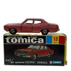 ◆◆ トミカ 黒箱トミカ No.13 ニッサン セドリック 2800SGL 1/65スケール 日本製 Bランク