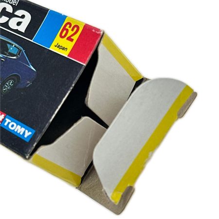  tomica 黒箱トミカ No.62 ニッサン ブルーバードU1800 SSS-E 1/60スケール 日本製 ブルー系