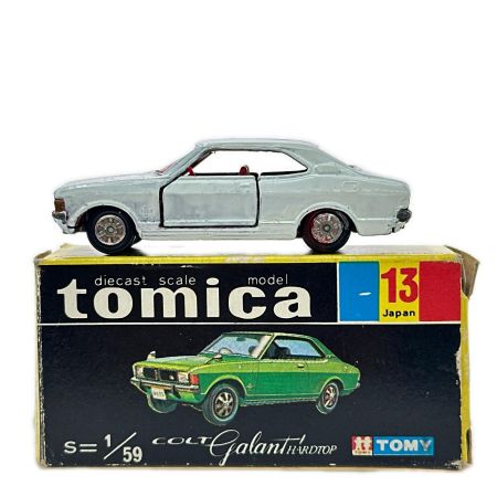  tomica 黒箱トミカ No.13 コルト ギャラン ハードトップ GS 1/59スケール 日本製 塗装剥がれ有り