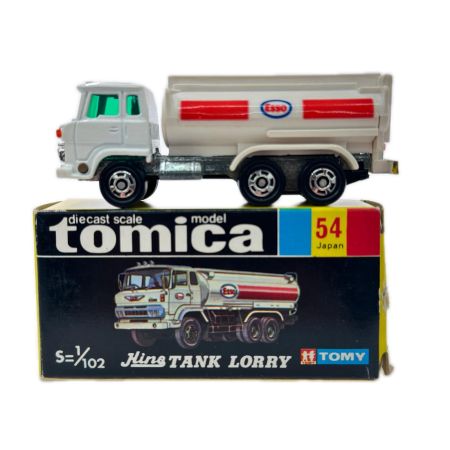 トミカ 黒箱トミカ No.54 日野 タンクローリー ESSO仕様 1/102スケール 日本製
