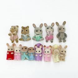 ◆◆ シルバニアファミリー 13体セット 赤ちゃん まとめ 人形 フィギュア おもちゃ Bランク