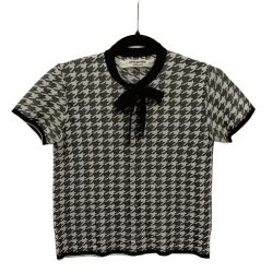 ◆◆ COMME des GARCONS コムデギャルソン カットソー JN-100240 ブラックホワイト Bランク